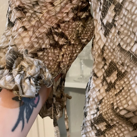 Y2K Snake Print Top - Picture 4 of 5